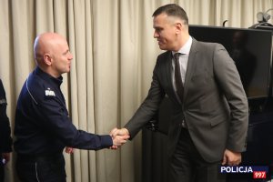 delegacja z Mołdawii z wizytą w KGP