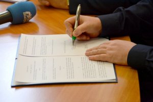 Podpisanie porozumienia dotyczącego utworzenia nowego posterunku Policji