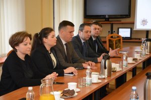 Wizyta przedstawicieli Generalnego Inspektoratu Policji Mołdawii w WSPol
