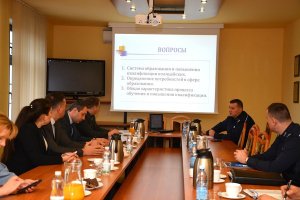 Wizyta przedstawicieli Generalnego Inspektoratu Policji Mołdawii w WSPol
