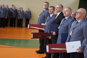 Ślubowanie nowo przyjętych policjantów