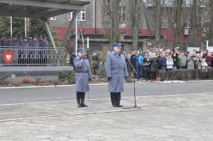 Uroczyste ślubowanie nowych policjantów w Katowicach