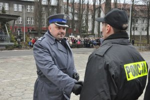 Uroczyste ślubowanie nowych policjantów w Katowicach