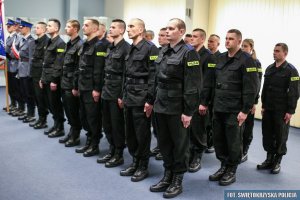 Uroczyste ślubowanie nowych policjantów w Kielcach