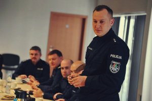 spotkanie lubuskich policjantów z przedstawicielami placówek oświatowych realizującymi programy klas mundurowych o profilu policyjnym