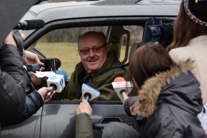 Miss Polski promowała z Policją bezpieczną jazdę samochodami