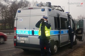 Działania policjantów ruchu drogowego Ekipy Techniki Drogowej i Ekologii