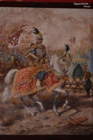 obraz pszczyńskiego dzielnicowego - Dawida Pryga