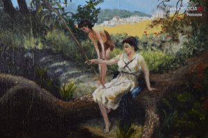 obraz pszczyńskiego dzielnicowego - Dawida Pryga