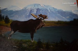 obraz pszczyńskiego dzielnicowego - Dawida Pryga