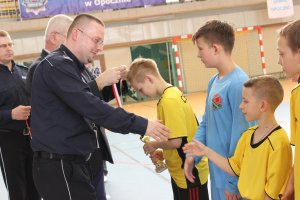 Turniej Halowej Piłki Nożnej o Puchar Komendanta Powiatowego Policji w Opocznie