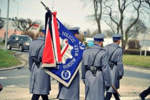 Uroczystości pogrzebowe mł. insp. Piotra Tomkiewicza Komendanta Komisariatu Policji w Szprotawie, który zginął w wypadku