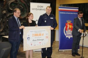 uroczyste wręczenie nagród w ,,Konkursie na opowiadanie kryminalne” organizowanym przez Przedsiębiorstwo Dom Książki sp. z o.o.