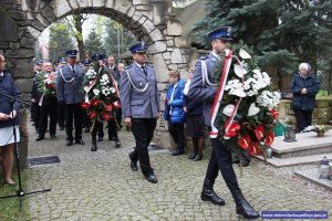 uroczystość uczczenia 77 rocznicy pamięci policjantów zamordowanych przez NKWD w Twerze i innych miejscach kaźni