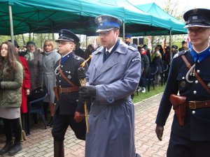 Obchody 77. rocznicy Zbrodni Katyńskiej przed Grobem Policjanta Polskiego