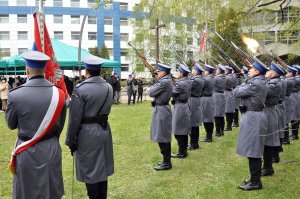 Obchody 77. rocznicy Zbrodni Katyńskiej przed Grobem Policjanta Polskiego