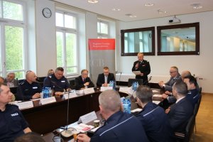 Seminarium eksperckie w RCB z udziałem Kierownictwa WSPol