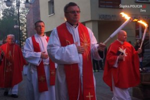 uroczystości z okazji Święta Ogniowego w Żorach