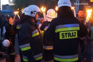 uroczystości z okazji Święta Ogniowego w Żorach