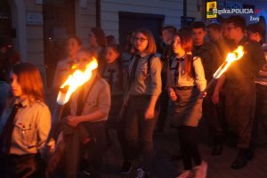 uroczystości z okazji Święta Ogniowego w Żorach