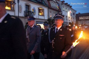 uroczystości z okazji Święta Ogniowego w Żorach
