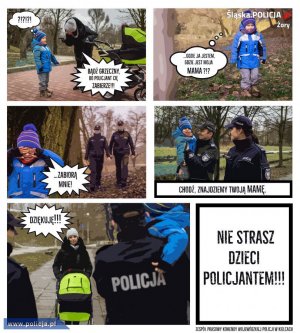 Komiks opracowany przez KWP w Kielcach