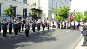 Orkiestra Reprezentacyjna Policji na Święcie Narodowym Norwegów