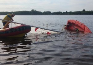 Akcja ratownicza na Siemianówce