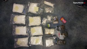 Policjanci przejęli blisko 9 kilogramów amfetaminy