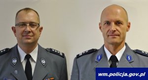 insp. Tomasz Kamiński oraz mł. insp. Mariusz Kozłowski