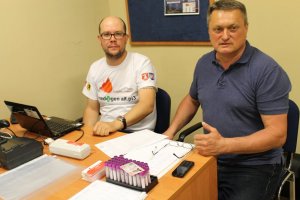 policjanci z Komendy Powiatowej Policji w Międzyrzeczu włączyli się do akcji zorganizowanej przez Fundację Przeciwko Leukemii.