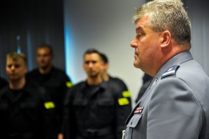 Ślubowanie nowo przyjętych policjantów