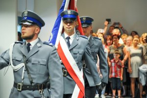 Ślubowanie nowo przyjętych policjantów