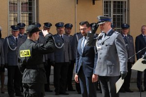 Ślubowanie nowo przyjętych policjantów