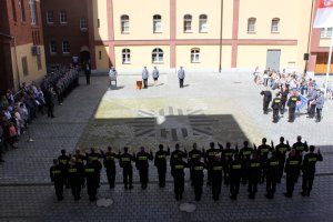 Ślubowanie nowo przyjętych policjantów