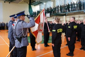 Uroczysta zbiórka łódzkich policjantów