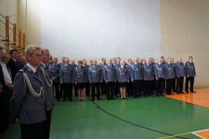 Uroczysta zbiórka łódzkich policjantów