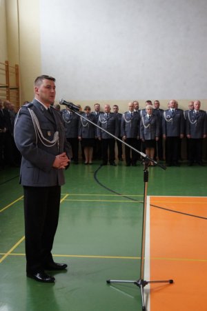 Uroczysta zbiórka łódzkich policjantów