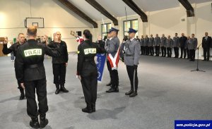 ślubowanie policjantów w Olsztynie