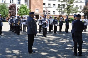 ślubowanie nowych policjantów w Katowicach