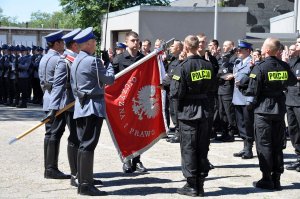 ślubowanie nowych policjantów w Katowicach