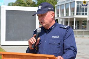 Uroczyste przekazanie mobilnego centrum monitoringu