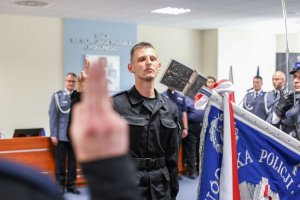 Ślubowanie nowych policjantów
