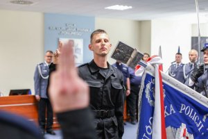 Ślubowanie nowych policjantów