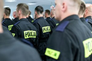 Ślubowanie nowych policjantów