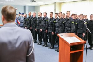 Ślubowanie nowych policjantów