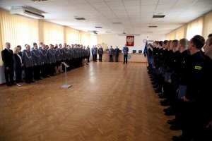 Ślubowanie nowych policjantów