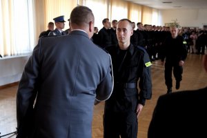 Ślubowanie nowych policjantów