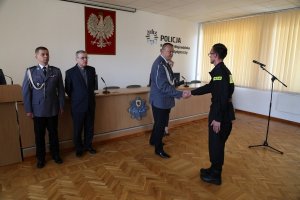 Ślubowanie nowych policjantów