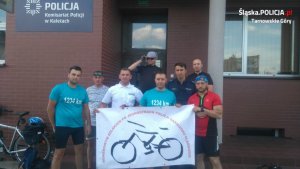 szósty etap rowerowej sztafety